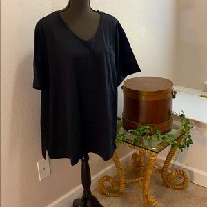 D&Co Essentials Black Women’s Tee Size 3X